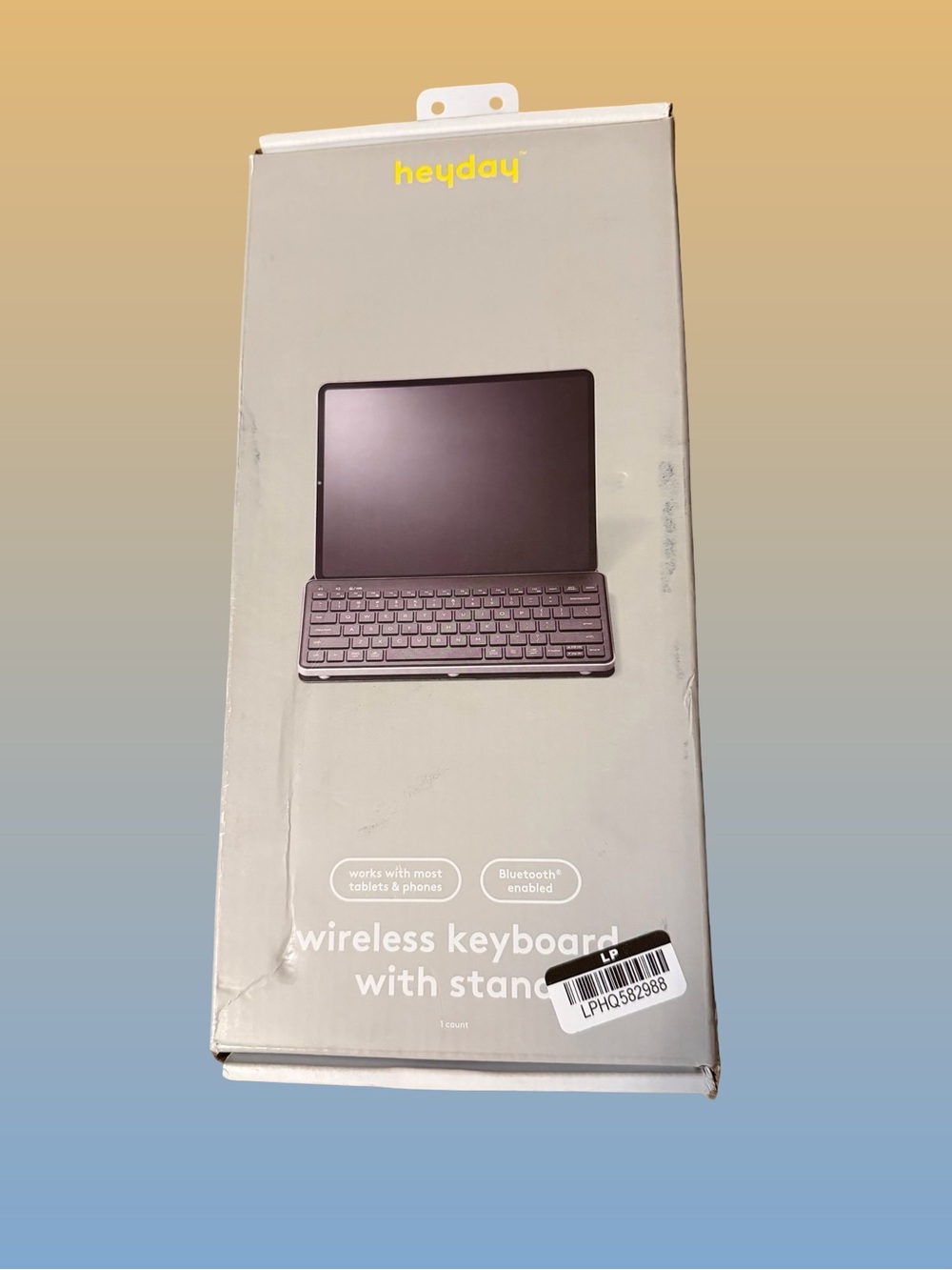 heyday Wireless Tablet Keyboard with Stand
